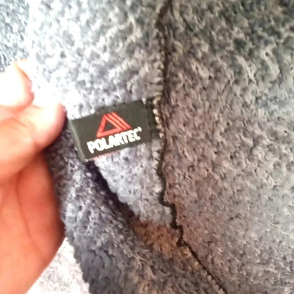 Patagonia lblack Fleece full zip jacket polartec size Medium women - Picture 7 of 11